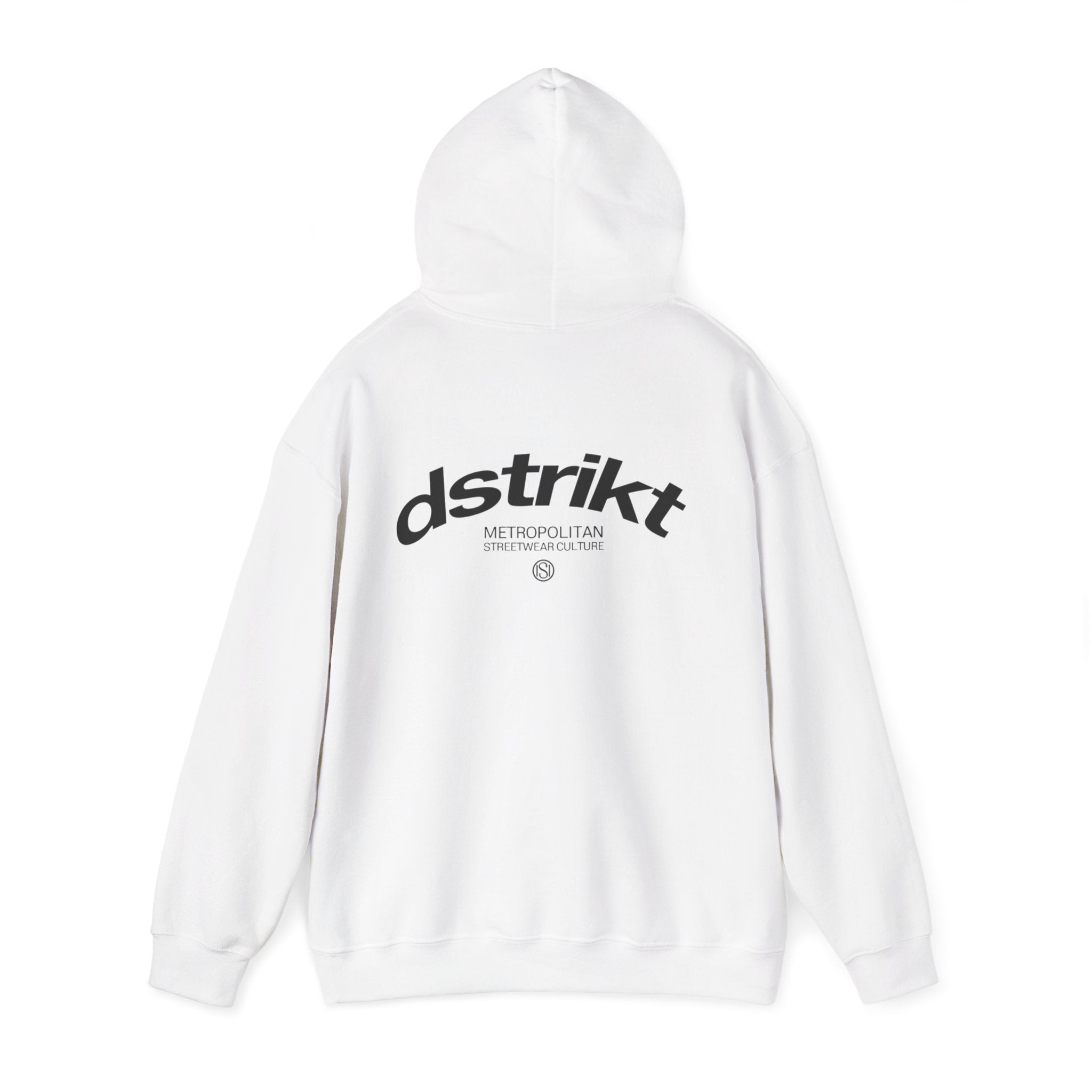 Sudadera Dstrikt metropolitan Blanca — 'dstrikt' Minimal White Pullover