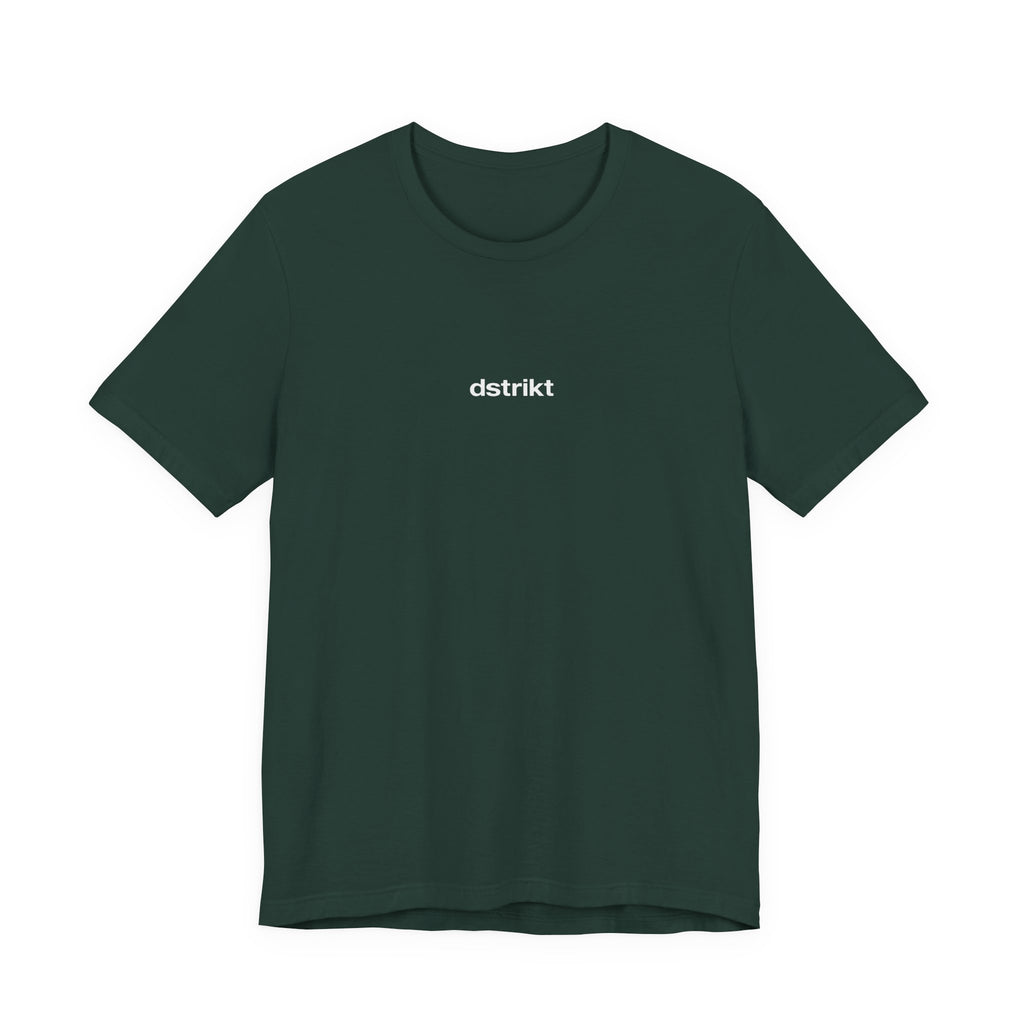 Camiseta Dstrikt negra — Minimal Streetwear Graphic T-Shirt