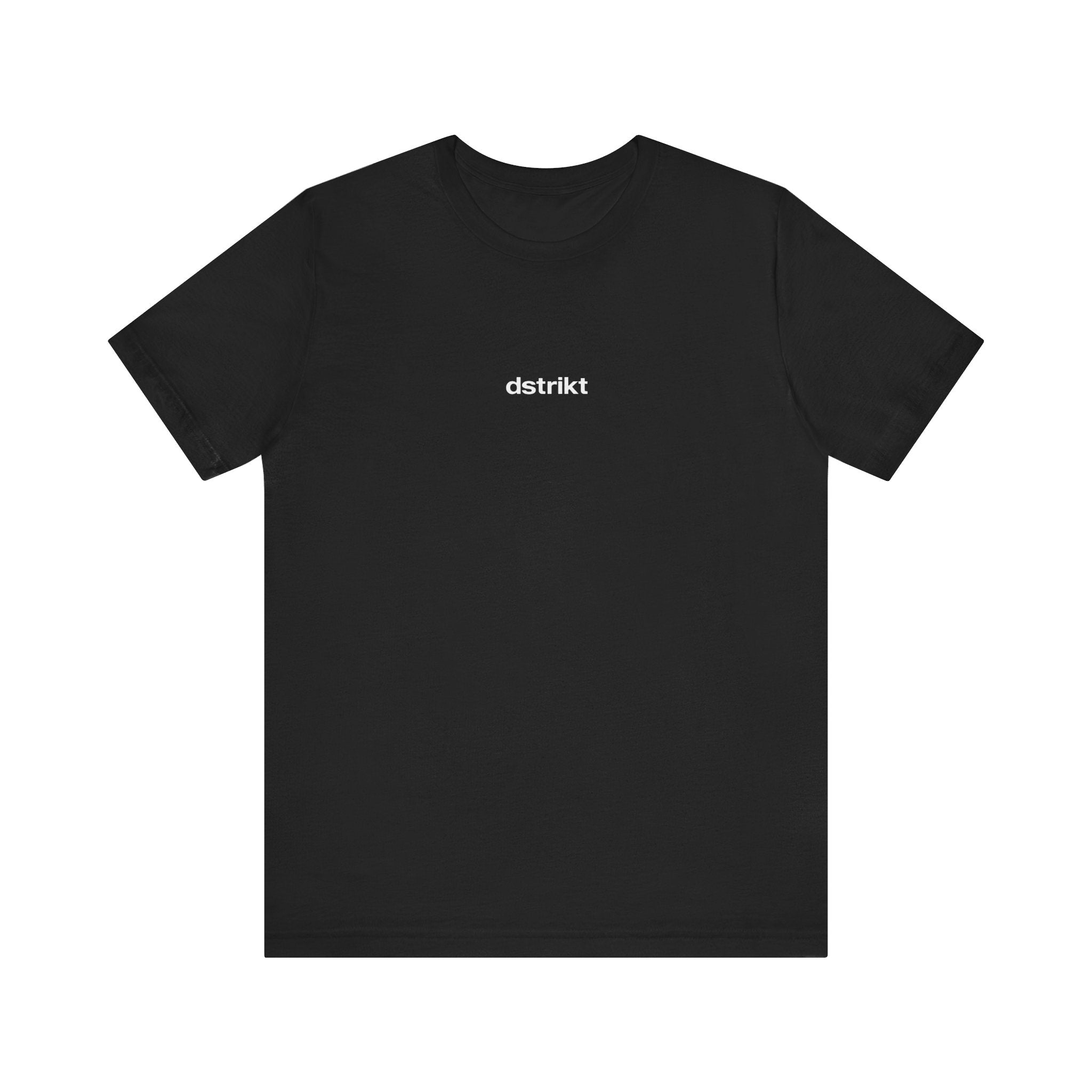 Camiseta Dstrikt negra — Minimal Streetwear Graphic T-Shirt