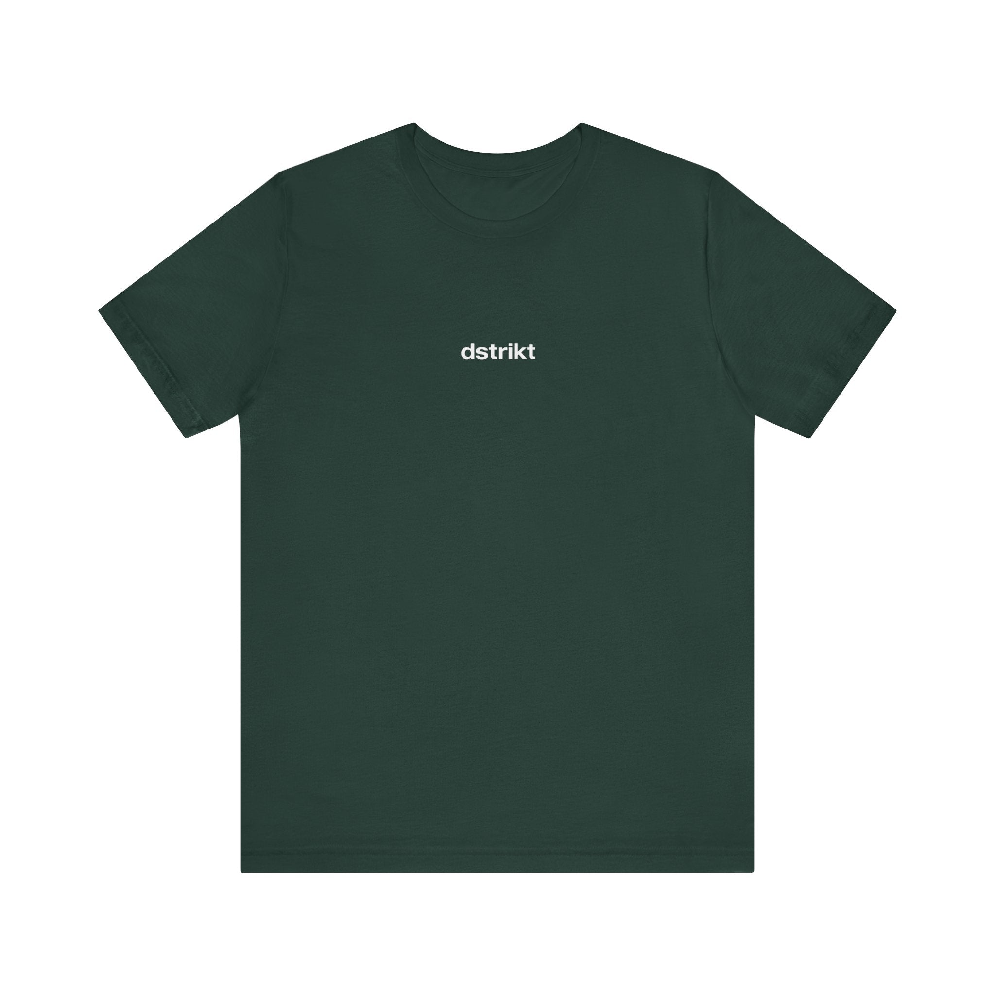 Camiseta Dstrikt negra — Minimal Streetwear Graphic T-Shirt