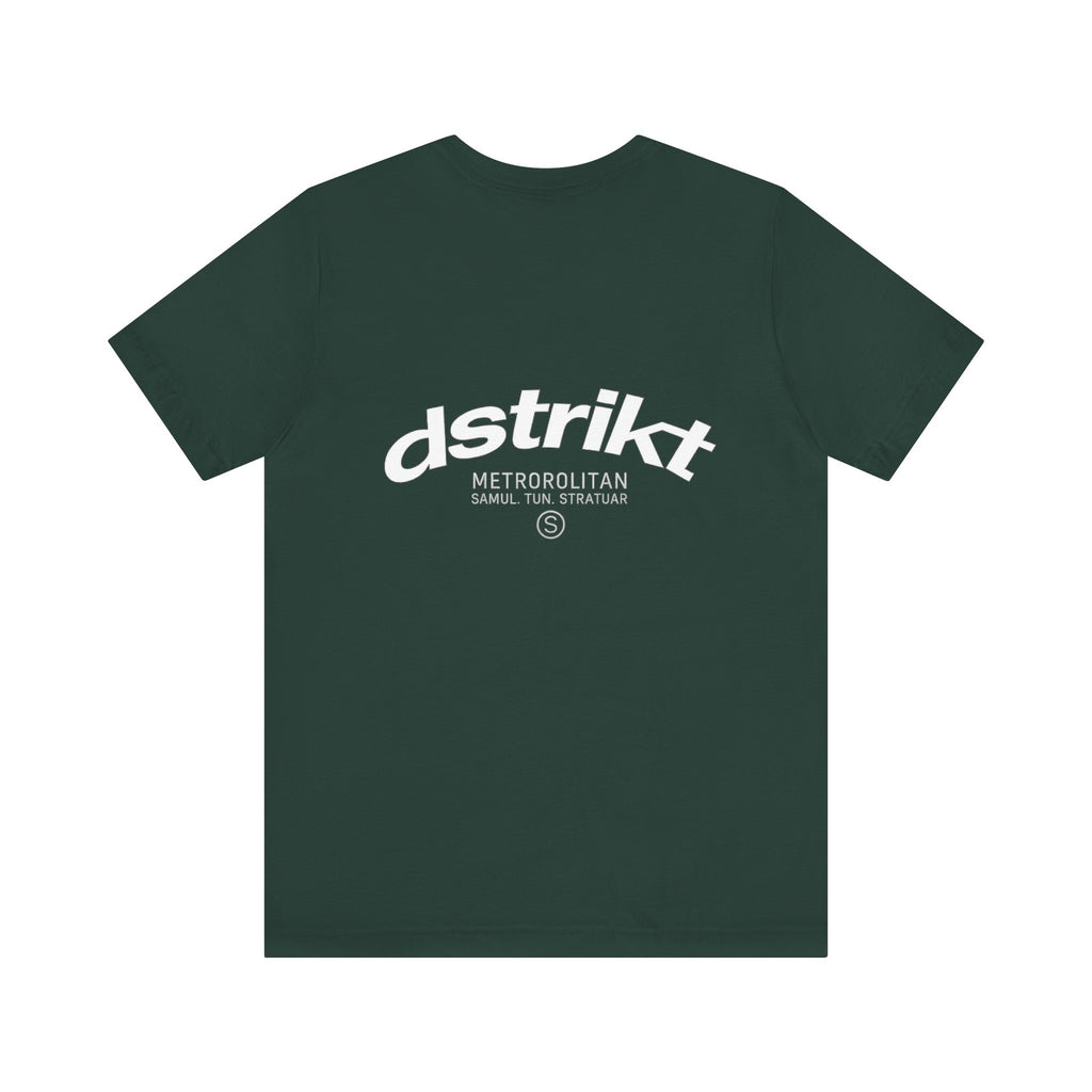 Camiseta Dstrikt negra — Minimal Streetwear Graphic T-Shirt