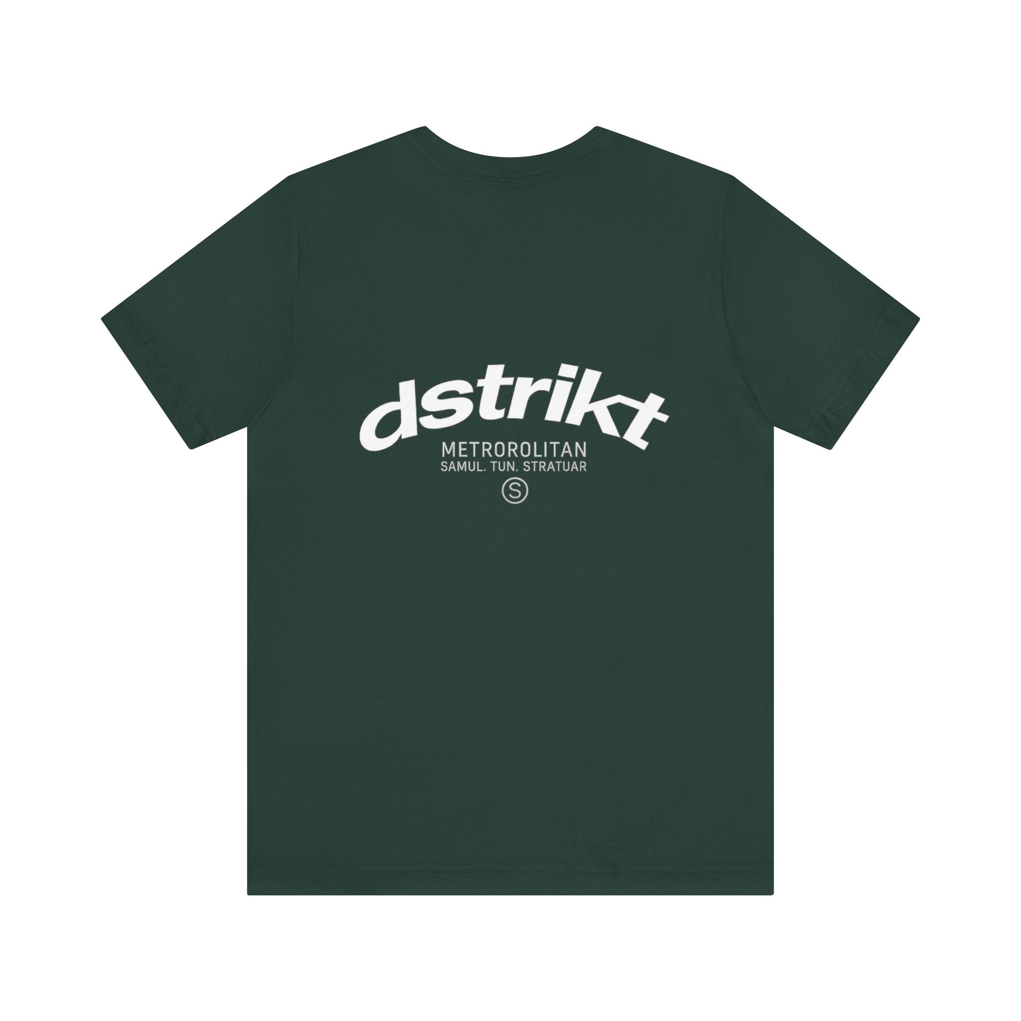 Camiseta Dstrikt negra — Minimal Streetwear Graphic T-Shirt