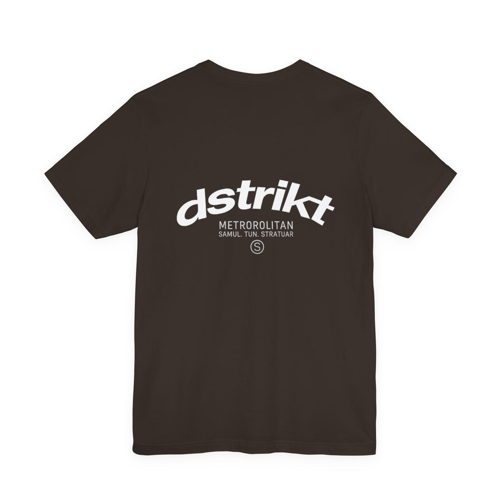 Camiseta Dstrikt negra — Minimal Streetwear Graphic T-Shirt