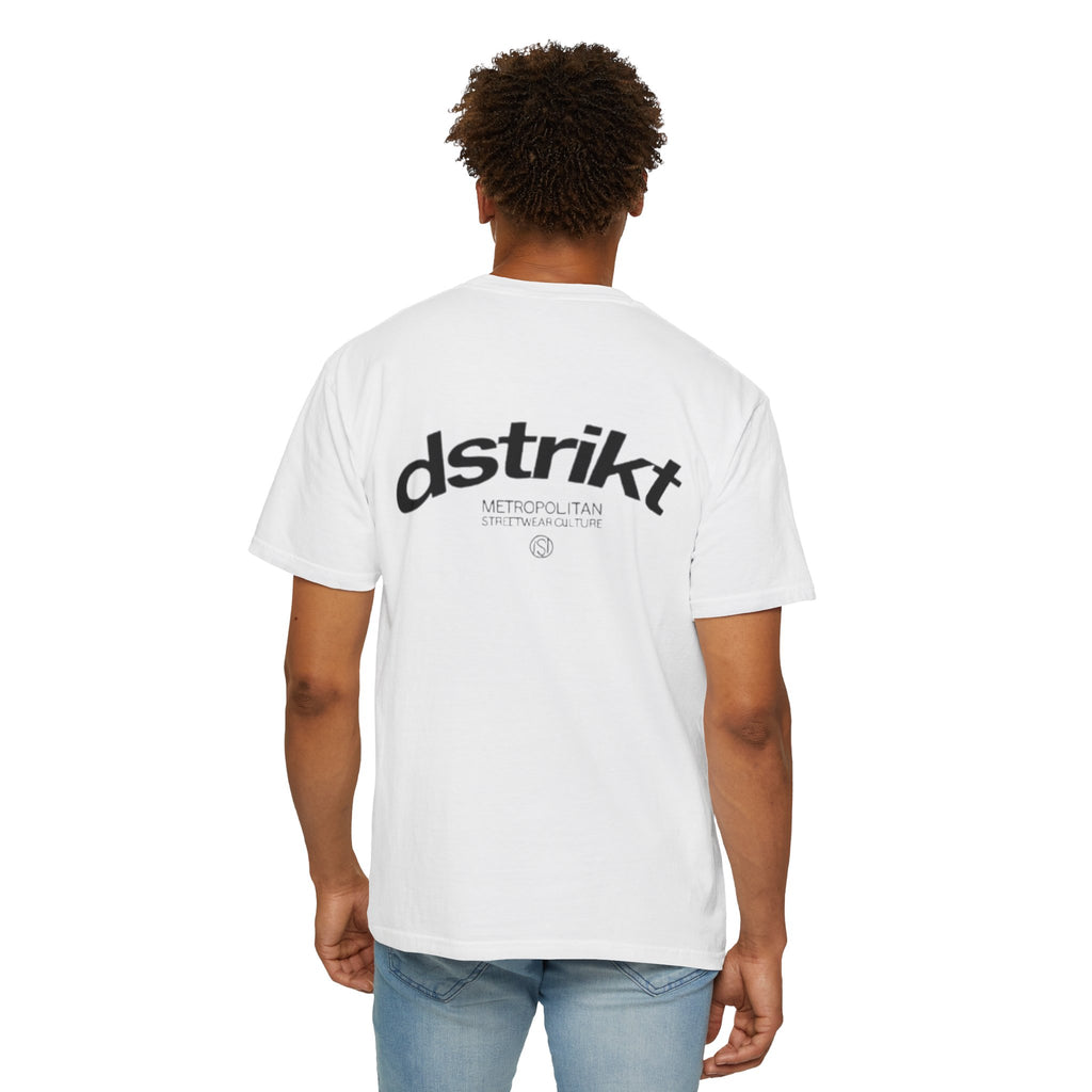 Camiseta Dstrikt Blanca— 'dstrikt' Graphic Back with KST 2023 Chest Print