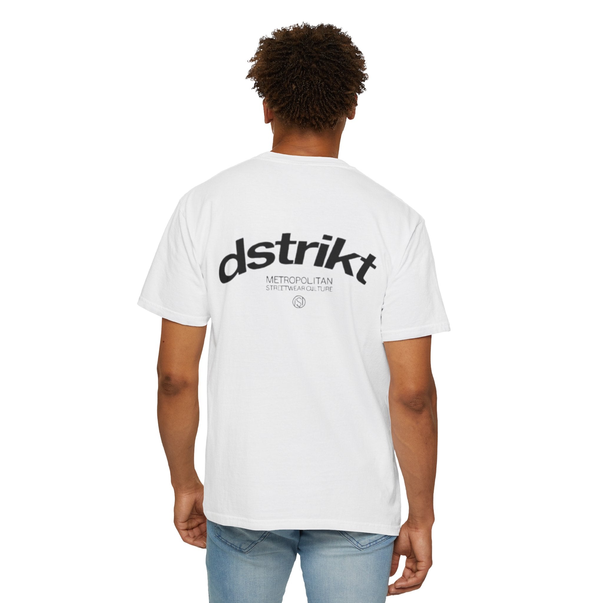 Camiseta Dstrikt Blanca— 'dstrikt' Graphic Back with KST 2023 Chest Print