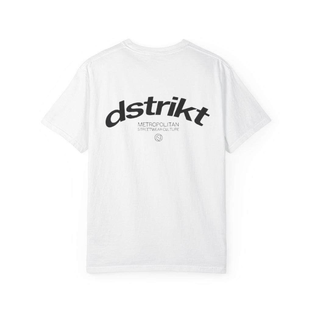 Camiseta Dstrikt Blanca— 'dstrikt' Graphic Back with KST 2023 Chest Print