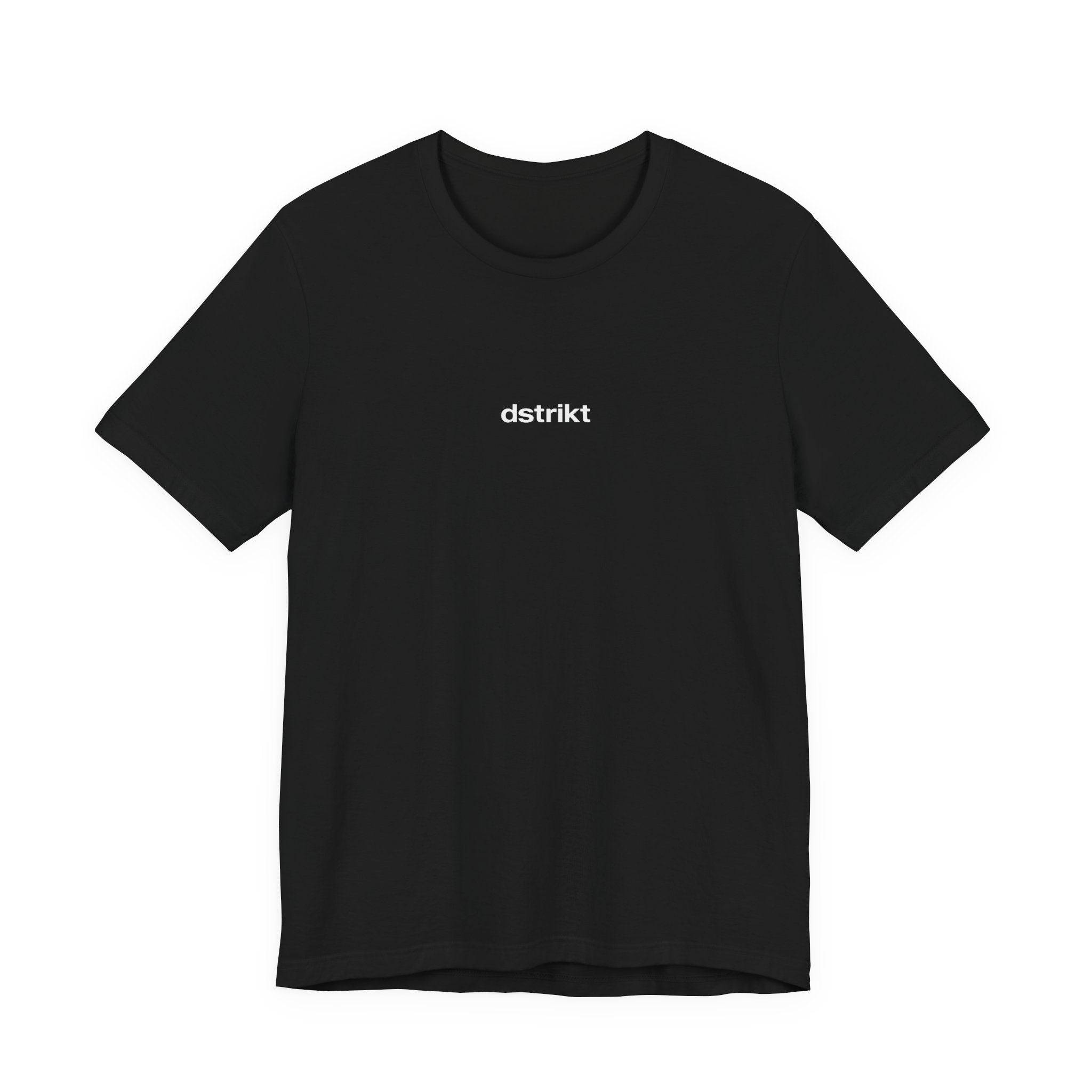 Camiseta Dstrikt negra — Minimal Streetwear Graphic T-Shirt