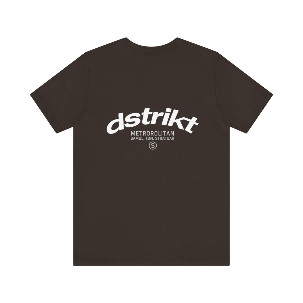 Camiseta Dstrikt negra — Minimal Streetwear Graphic T-Shirt