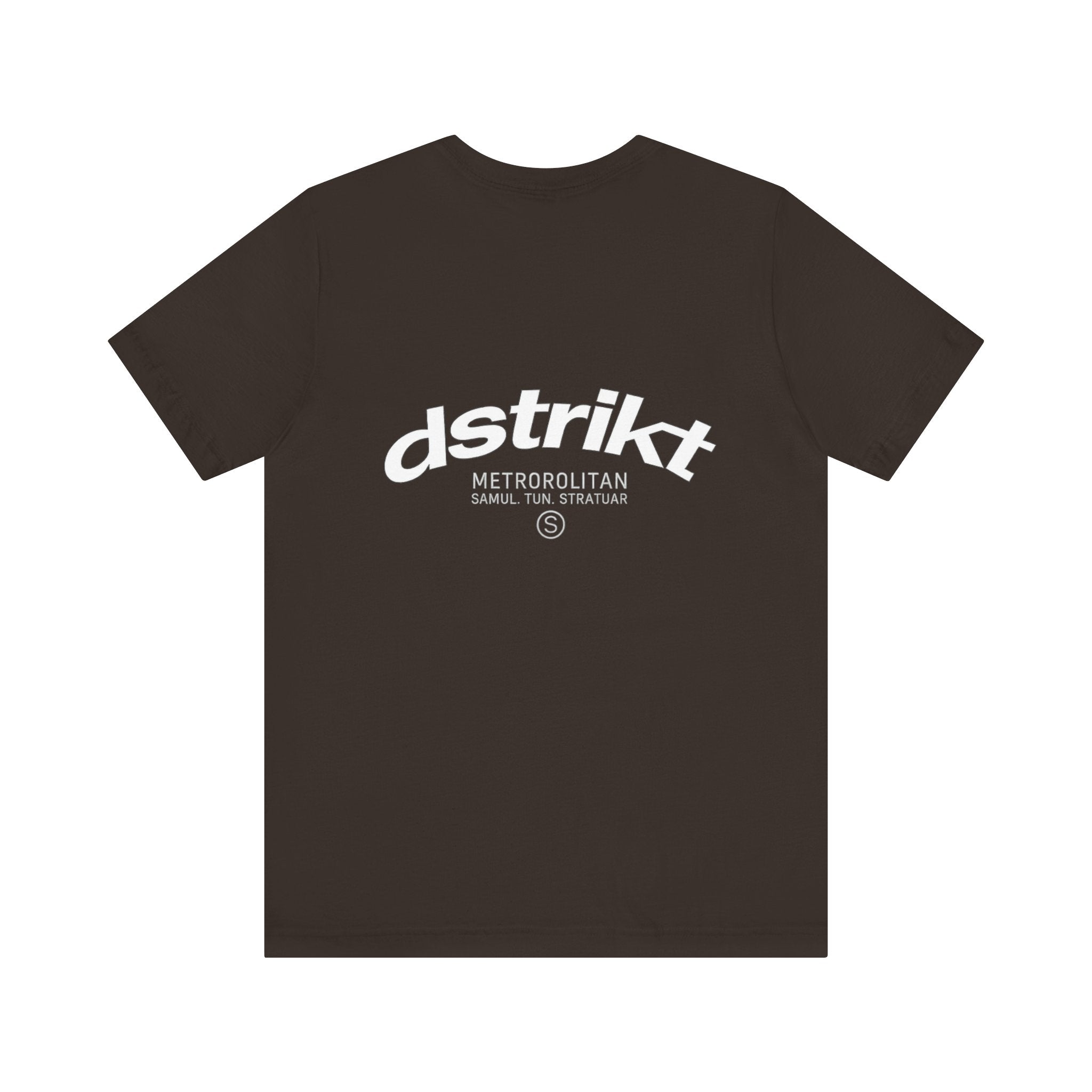 Camiseta Dstrikt negra — Minimal Streetwear Graphic T-Shirt