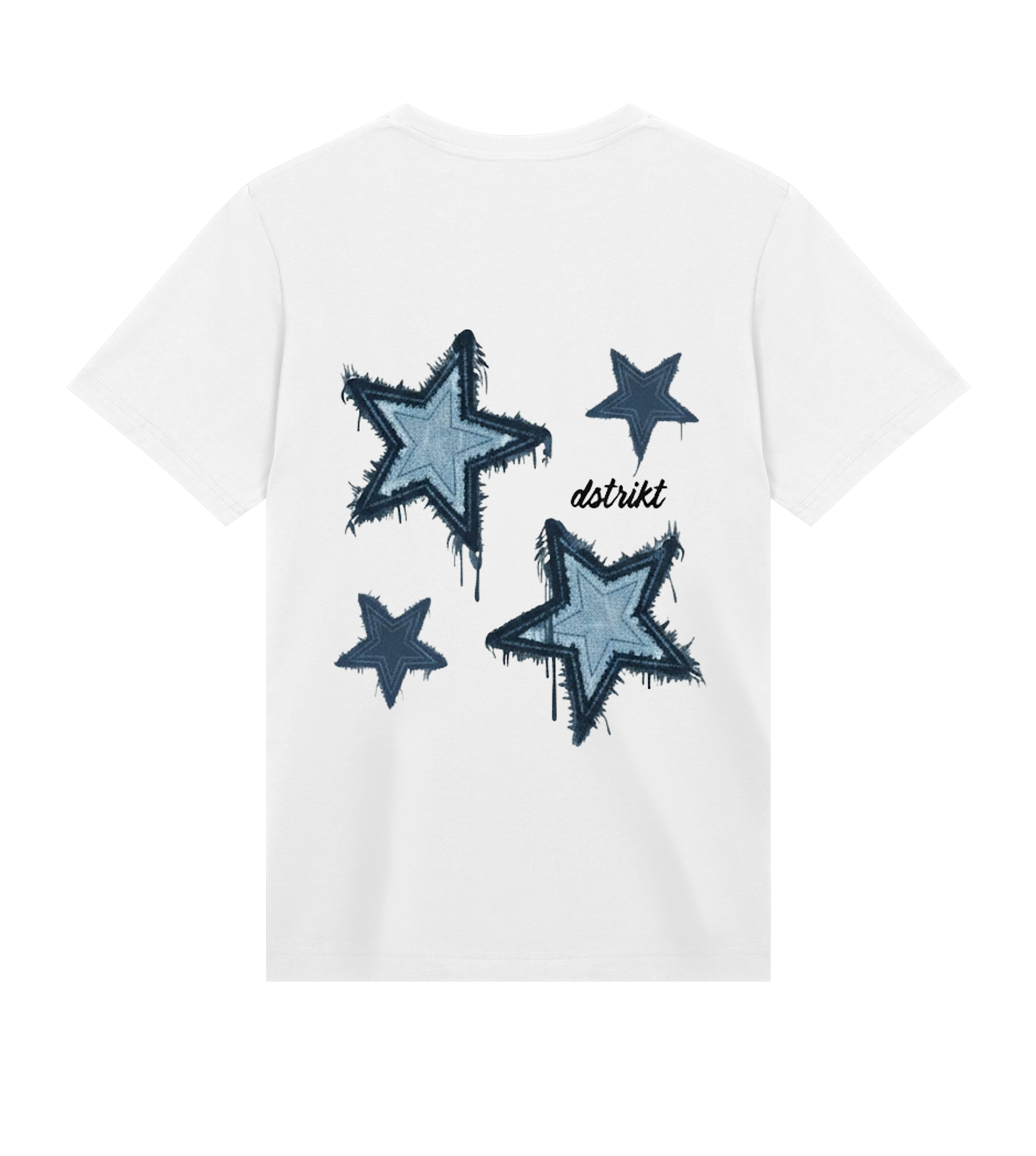 Camiseta Blanca dstrikt estrellas
